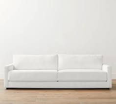 Cove Square Arm Upholstered Sofa 90 5 Down Blend Wrapped Cushions Performance Textured Loop White Pottery Barn