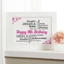 18th birthday gifts for her