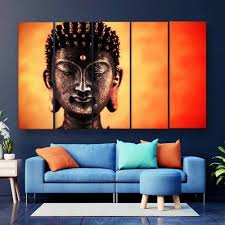 Buddha Multiple Frames Wall Painting