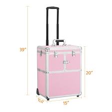 beauty train case cosmetic organizer