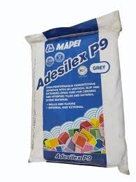 mapei adesilex p9 grey tile adhesive bag