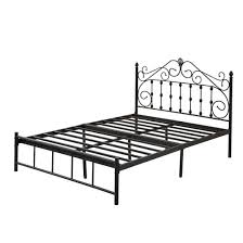 steel metal bed frame queen size king