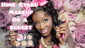 hime gyaru makeup on a budget you