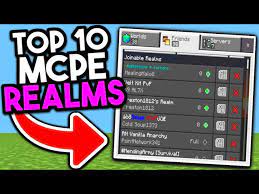 top 10 realms smp for minecraft bedrock