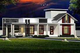 Single Floor House Elevation Model With