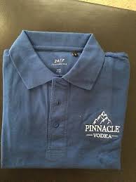 Pinnacle Vodka Size Mens Large L Polo Golf Work Shirt