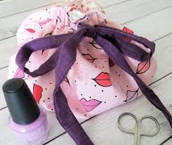cinched makeup bag pattern sew simple
