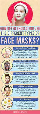 how often should you use face masks