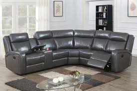power reclining sectional set by poundex