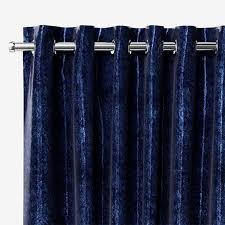 navy crushed velvet curtains stunning