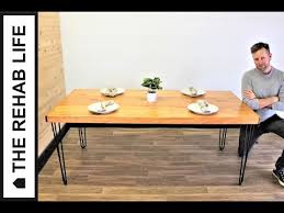 Modern Dining Table With Hairpin Legs