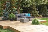 All-Weather Wicker Outdoor/Patio Conversation Set w/Glass Top Coffee Table, 3-pc For Living