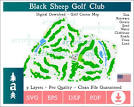 Black Sheep Golf Club Sugar Grove, IL Digital Download Golf Course ...