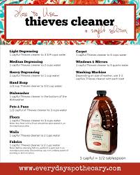 How To Use Thieves Cleaner Essential Oils Cleaning