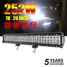 7d Led Light Bar Offroad 36w 72w 252w 4 7 20 Spot Beam Led Working Light 12v 24v For Tractor Atv Jeep Truck Led Bar