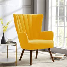 Why is finding the right chair so important? Tribesigns Ergonomic Accent Chair Armchair Modern Line Stripe Velvet Lounge Chair Leisures Chairs With Solid Wood Legs And Comfortable Armrests For Living Room Bedroom Walmart Com Walmart Com