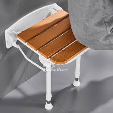 Height Adjustable Folding Shower Bench