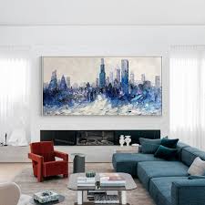 Chicago Painting Framed Wall Art