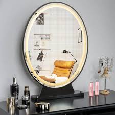 gymax hollywood vanity lighted makeup