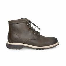Details About Ugg Vestmar Grizzly Leather Waterproof Lace Up Mens Boots Size Us 11 Uk 10 New