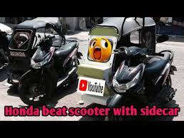 honda beat scooter with sidecar you