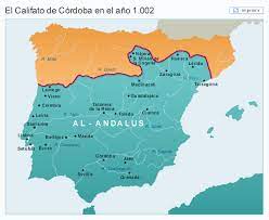 La España musulmana -3- | Mapa de españa, Historia de españa, Mapa historico