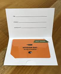 mission bay wine cheese gift cards