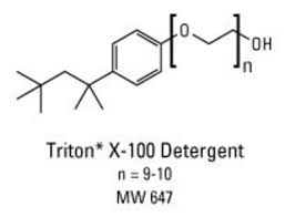 triton x 100 surfact s detergent
