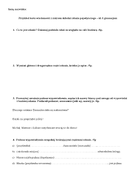 Części Zdania Sprawdzian Klasa 8 - Przykład Testu Z Zakresu Składni Zdania Pojedynczego | PDF