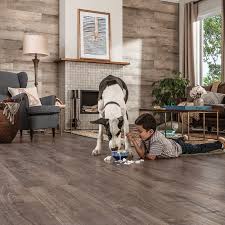 Osb floor sheeting is typically 3/4 thick and comes with a tounge and goove to give the spans between the floor joists strength. How To Choose The Best Flooring For Dogs The Home Depot