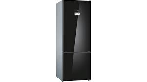 The 679 liter capacity of the fridge lets you store vegetables, fruits, and meat in large quantities, keeping them fresh and preserving their nutrition value. Bosch Kgn56lb40i Free Standing Fridge Freezer With Freezer At Bottom Glass Door