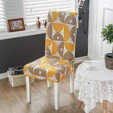Stretch Chair Covers Printed Fabric