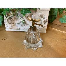 Vintage Ornate Glass Perfume Bottle