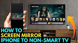 screen mirror iphone to a non smart tv