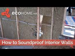 Soundproofing Interior Division Walls