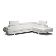 Selma Leather Modern Sectional Sofa