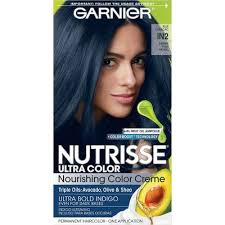 Top 12 best blue black hair dyes  review . Garnier Nutrisse Ultra Color Nourishing Permanent Hair Color Creme Blue Curaao 1 Kit Target