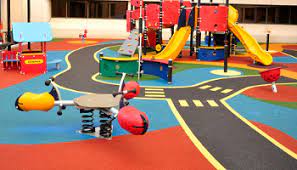 children playground rubber surfaces