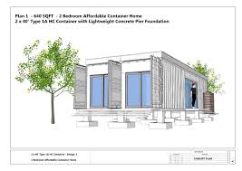 shipping container home plans free pdf