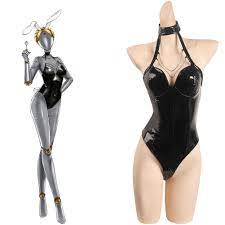 Atomic Heart Robot Twins Cosplay Costume Bunny Girl Outfit Halloween Fancy  Dress | eBay