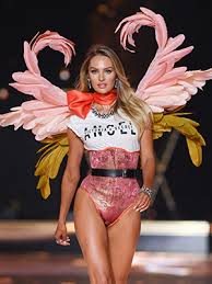 candice swanepoel on runway at vs