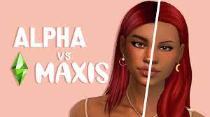 alpha vs maxis match cas challenge