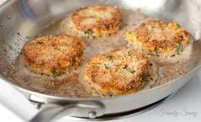 skillet fried salmon patties