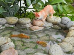 Fairy Garden Koi Pond Miniature With
