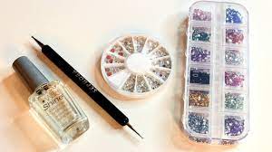 how to apply nail jewels at home