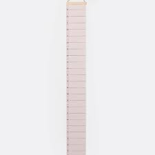 Childrens Wall Height Chart White Mint Or Rose Nubie