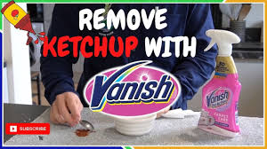 remove ketchup stain from carpet