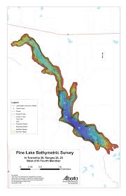 Pine Lake Bathymetric Chart