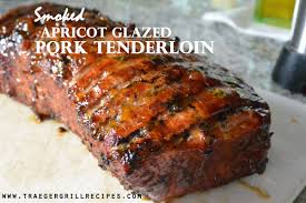 I poured the marinade ingredients together in a ziploc bag and then tossed in the pork tenderloin. Traeger Smoked Apricot Glazed Pork Tenderloin Pork Glaze Traeger Recipes Grilling Recipes Pork