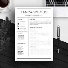 Best     Best resume template ideas on Pinterest   Best resume     Minimal Simple Microsoft Word Resume Templates Professional    